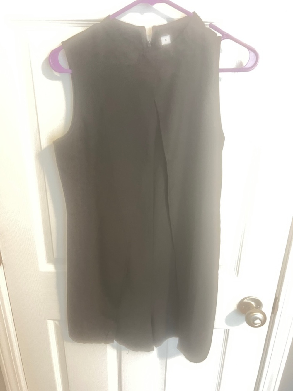 Sleeveless Black Mini Dress - Versatile Women's Shift